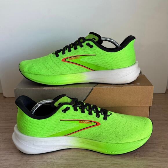 Brooks Hyperion ‘Green Gecko’ Men Athletic Running Sneakers - SZ  11 - Picture 9 of 12